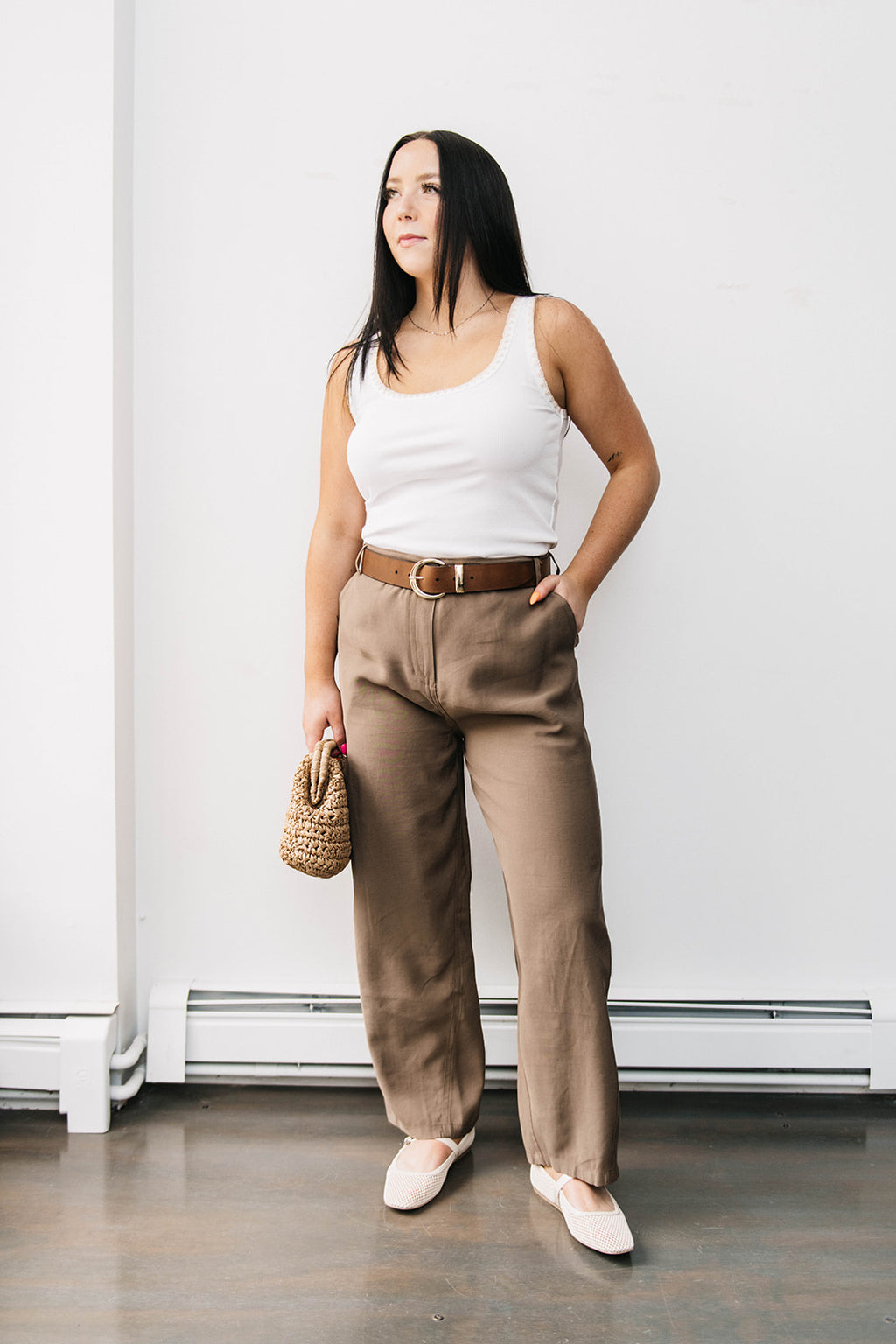 BARREL LEG PANT
