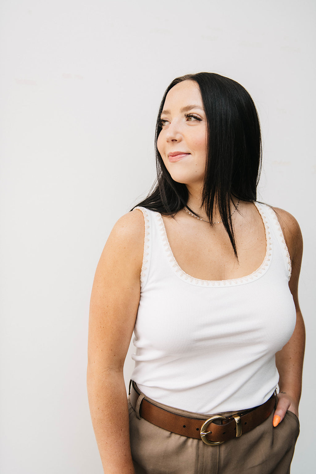 WHIPSTITCH TANK TOP