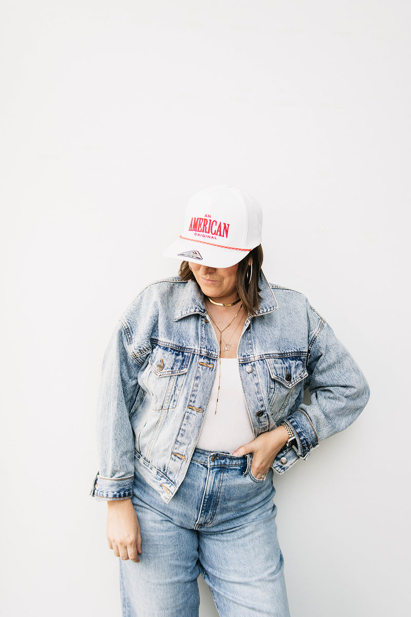 AMERICAN ROPE TRUCKER HAT