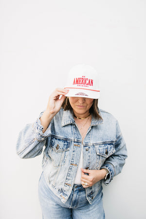 AMERICAN ROPE TRUCKER HAT