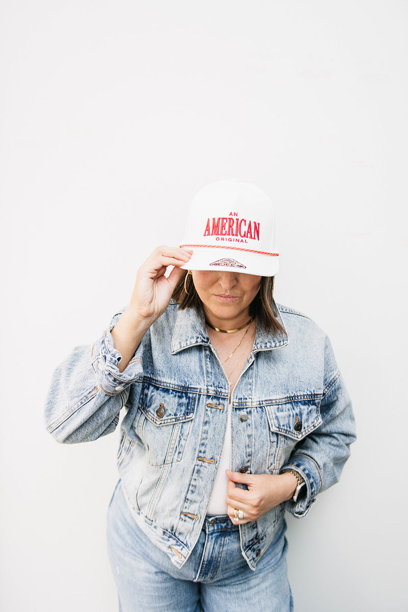 AMERICAN ROPE TRUCKER HAT