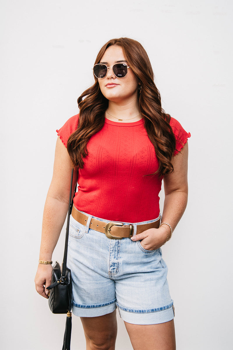 EASY RIDER MID RISE CUFFED SHORT