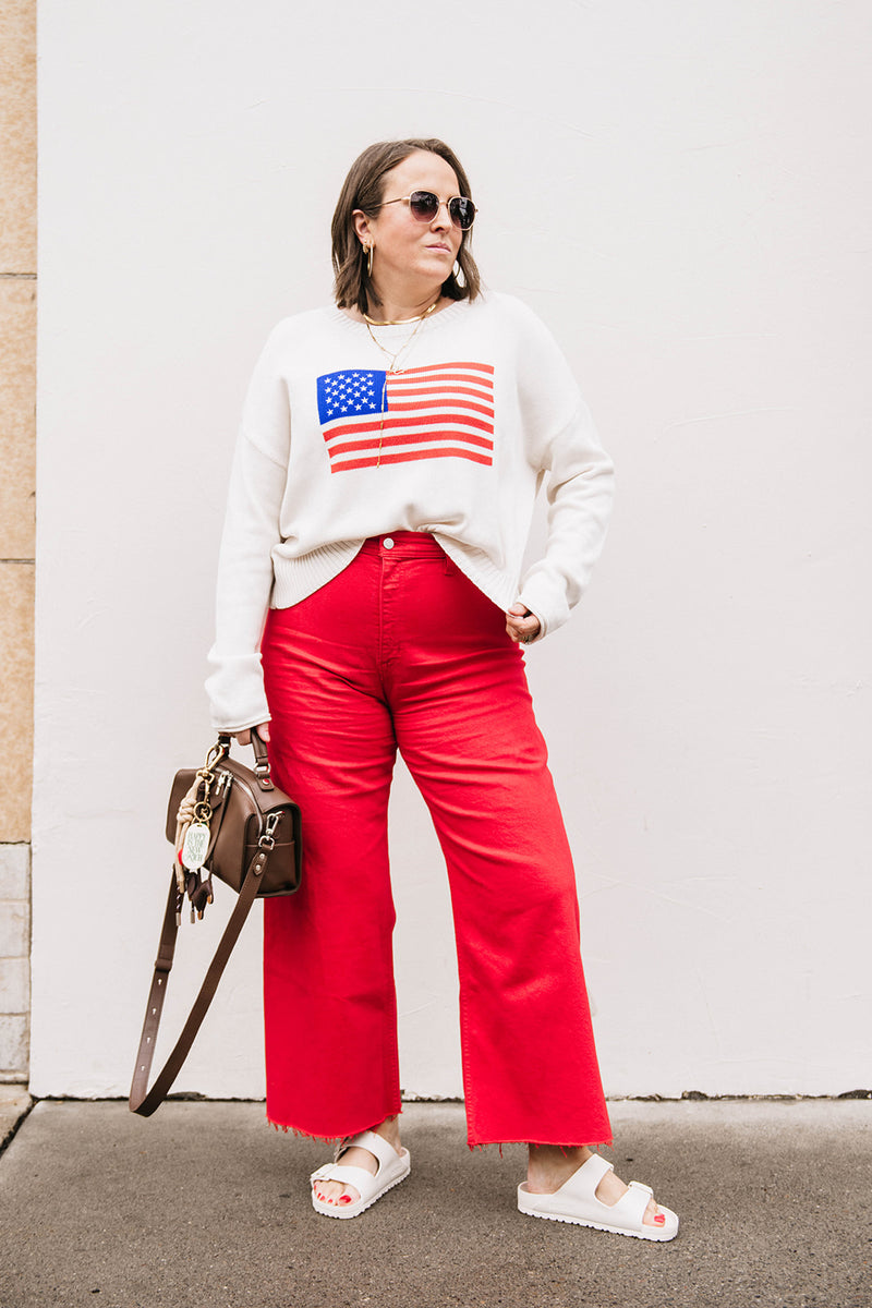 PENNY HIGH RISE WIDE LEG CROP
