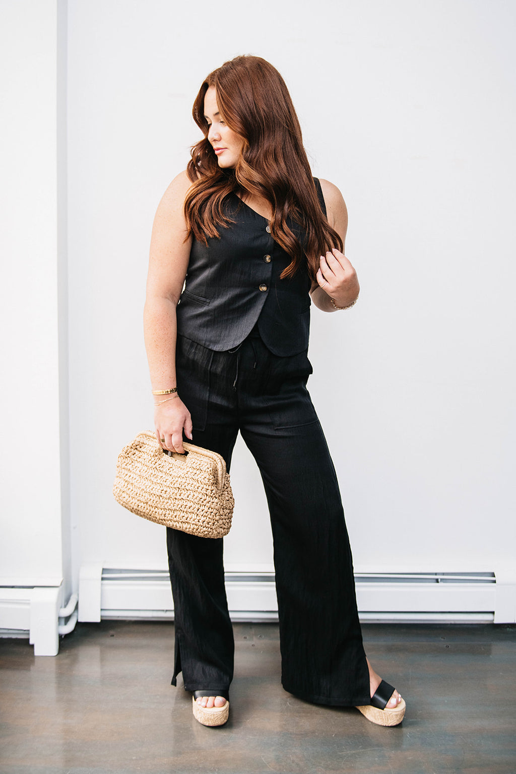 SPLIT HEM PANT