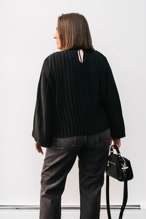 BOXY PLEATED TOP