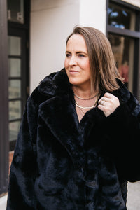 FAUX FUR COAT