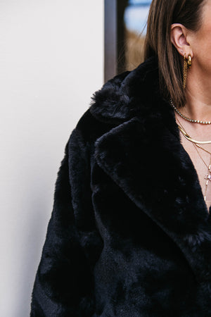 FAUX FUR COAT