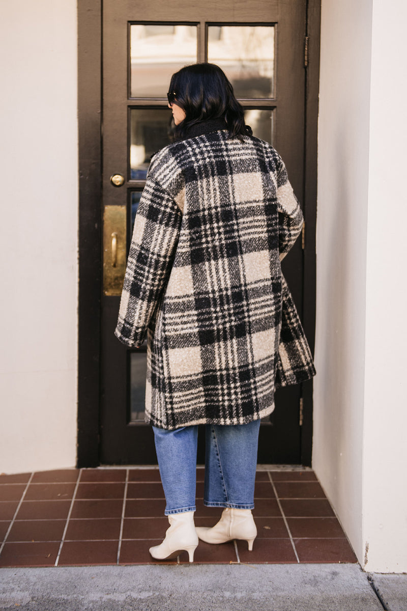 PLAID COAT
