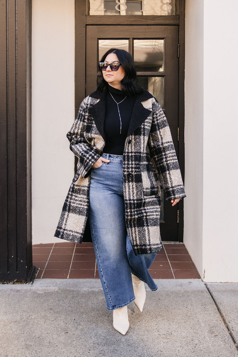 PLAID COAT