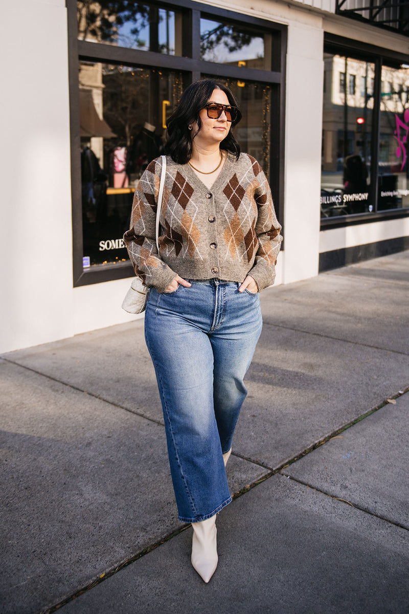 ARGYLE CARDIGAN