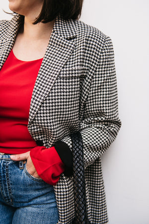 HOUNDSTOOTH BLAZER