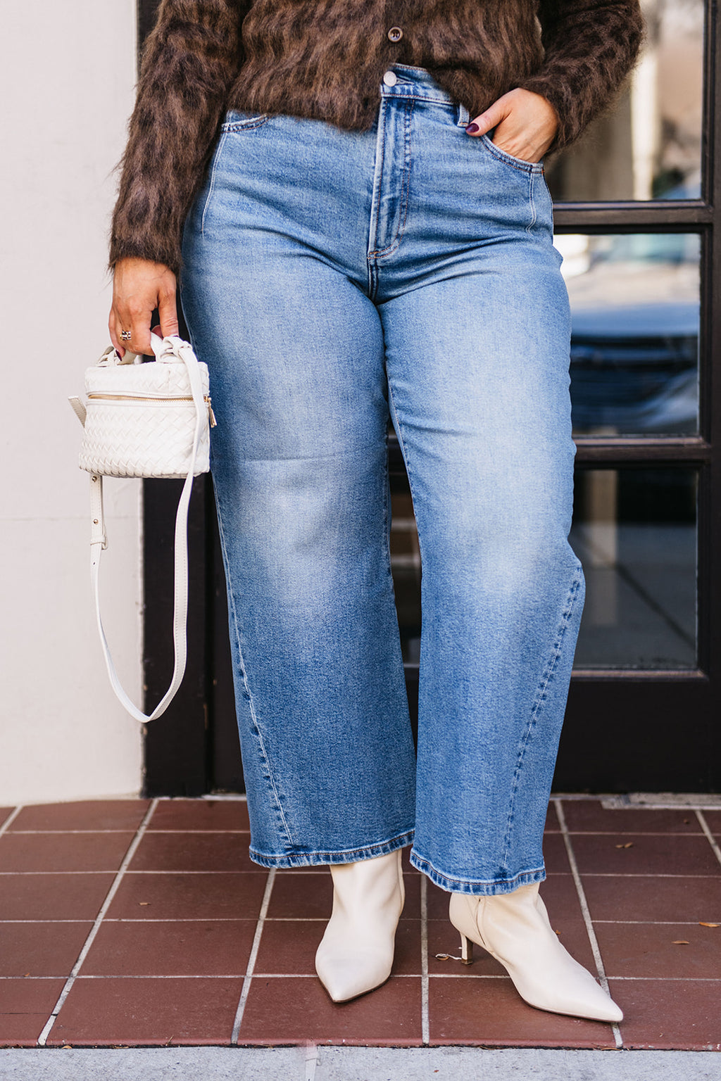 KYRA HIGH RISE BOWED ANKLE