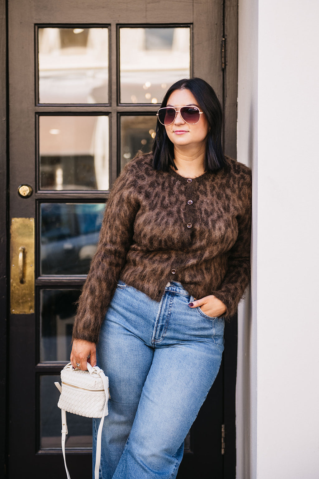 FUZZY CHEETAH CARDIGAN