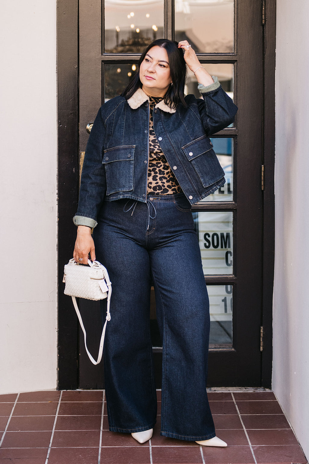 DRAWSTRING WIDE LEG PANT