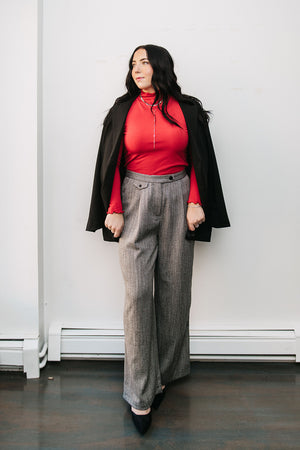 WIDE LEG WOVEN PANT