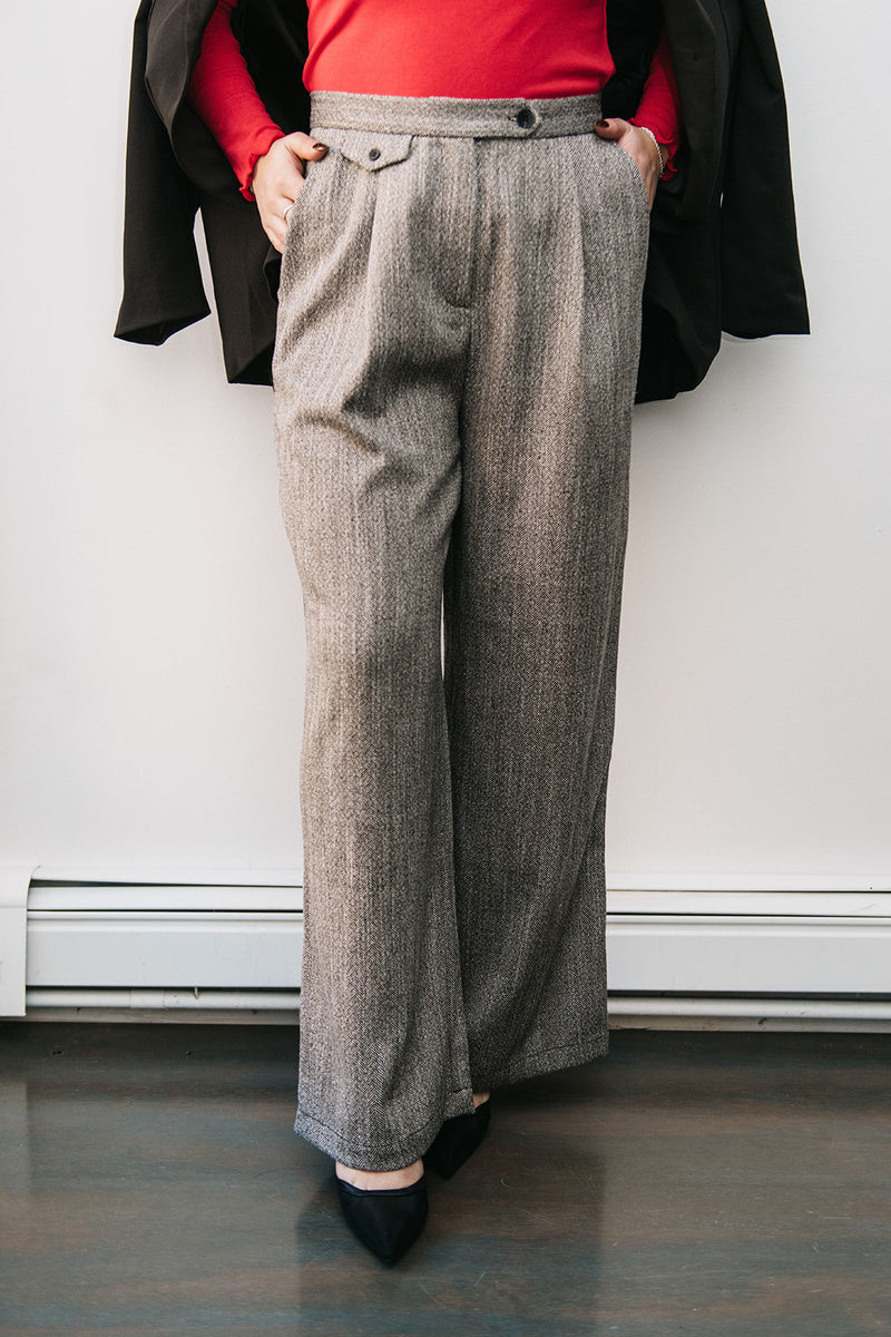WIDE LEG WOVEN PANT