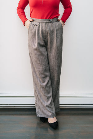 WIDE LEG WOVEN PANT