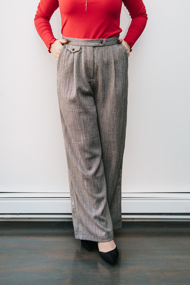 WIDE LEG WOVEN PANT