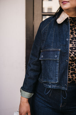 FUR COLLAR BARN JACKET