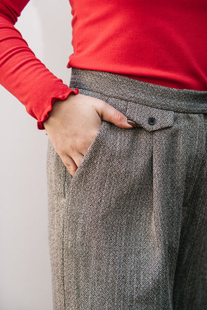 WIDE LEG WOVEN PANT