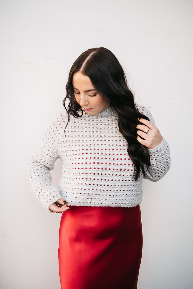 OPEN WEAVE SWEATER