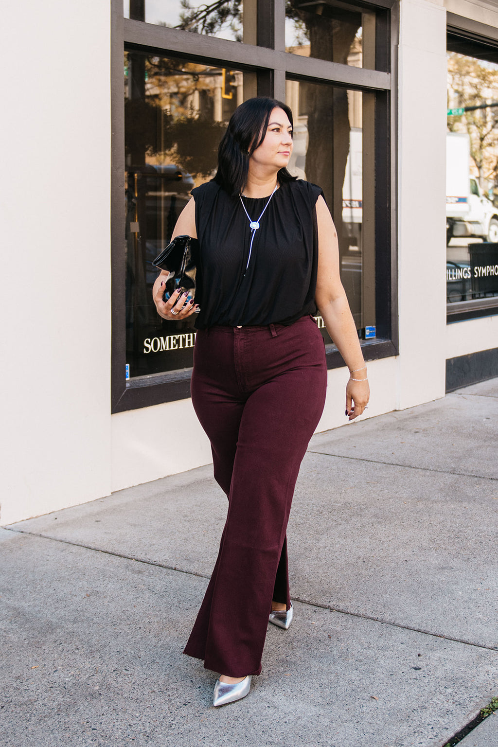 PENNY HIGH RISE WIDE ANKLE