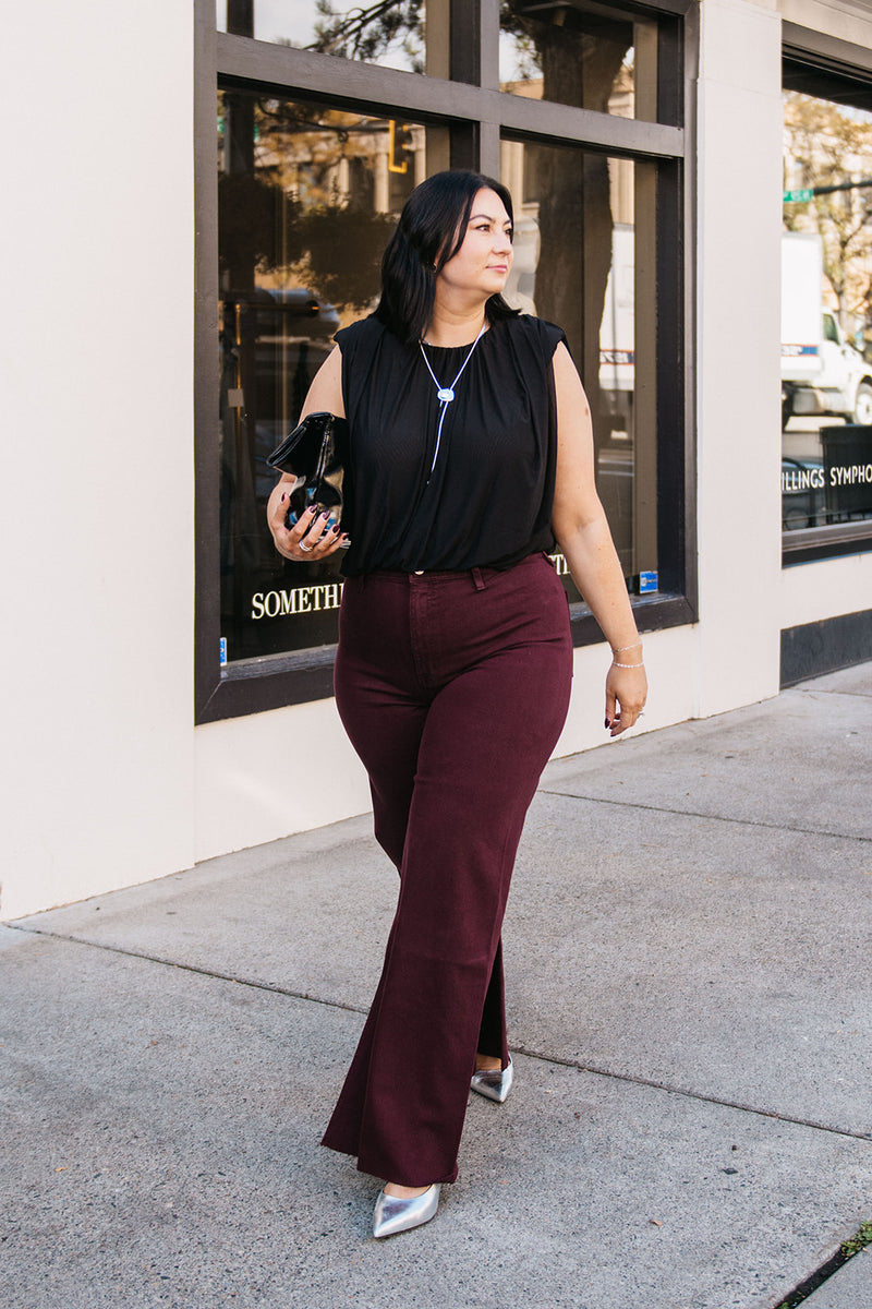 PENNY HIGH RISE WIDE ANKLE
