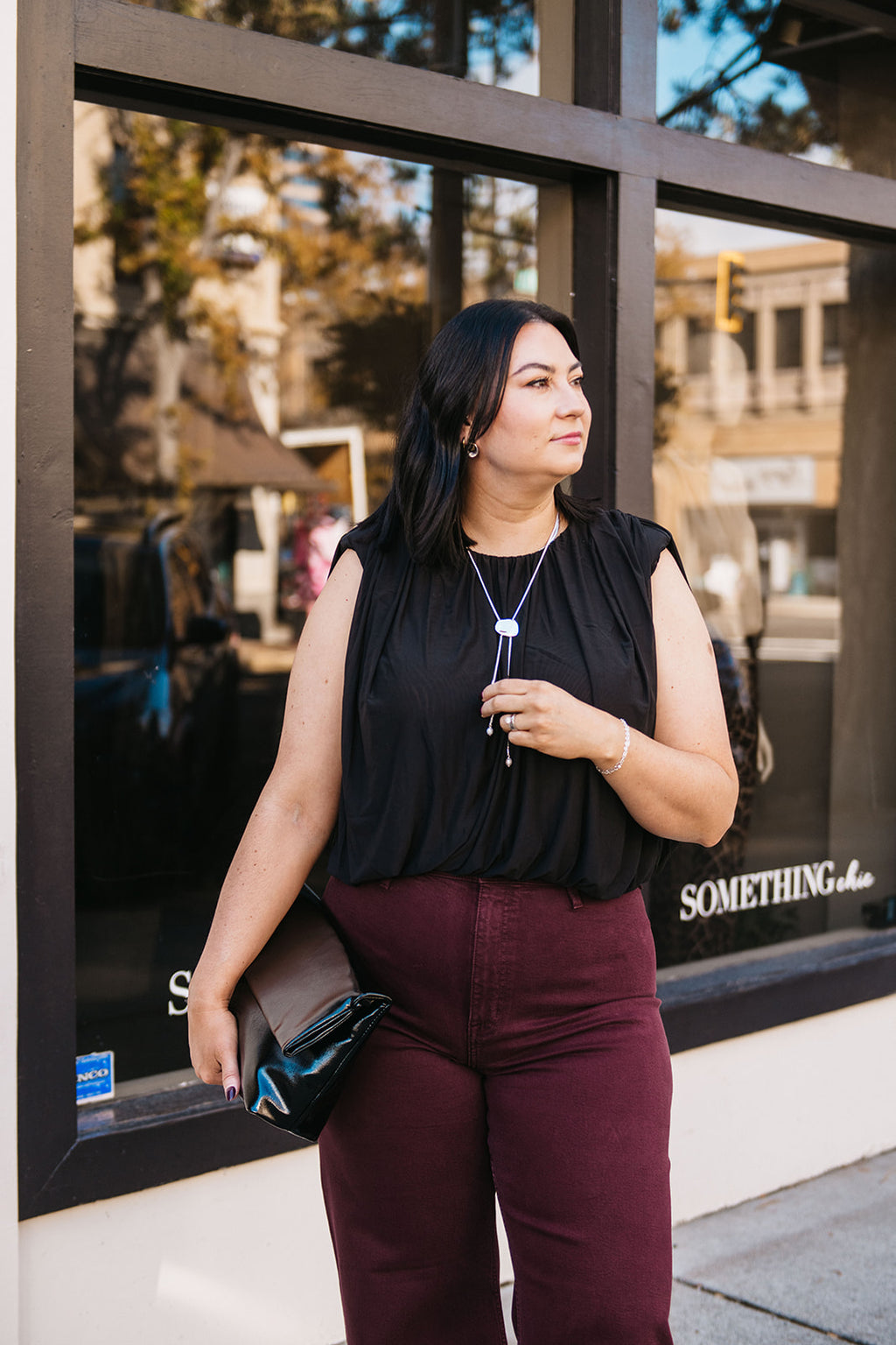 PLEATED MESH TOP
