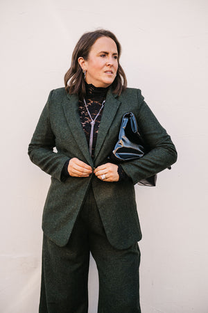 SINGLE BUTTON BLAZER