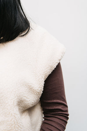 FAUX SHERPA VEST