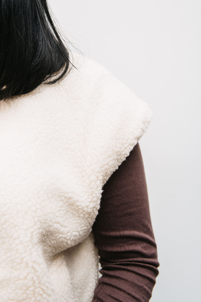 FAUX SHERPA VEST