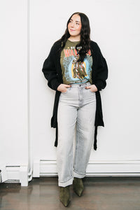 LONG TIED CARDIGAN