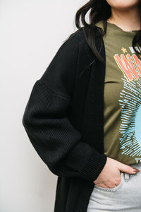 LONG TIED CARDIGAN