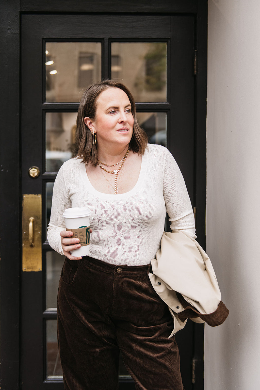 DAINTY MESH SWEATER