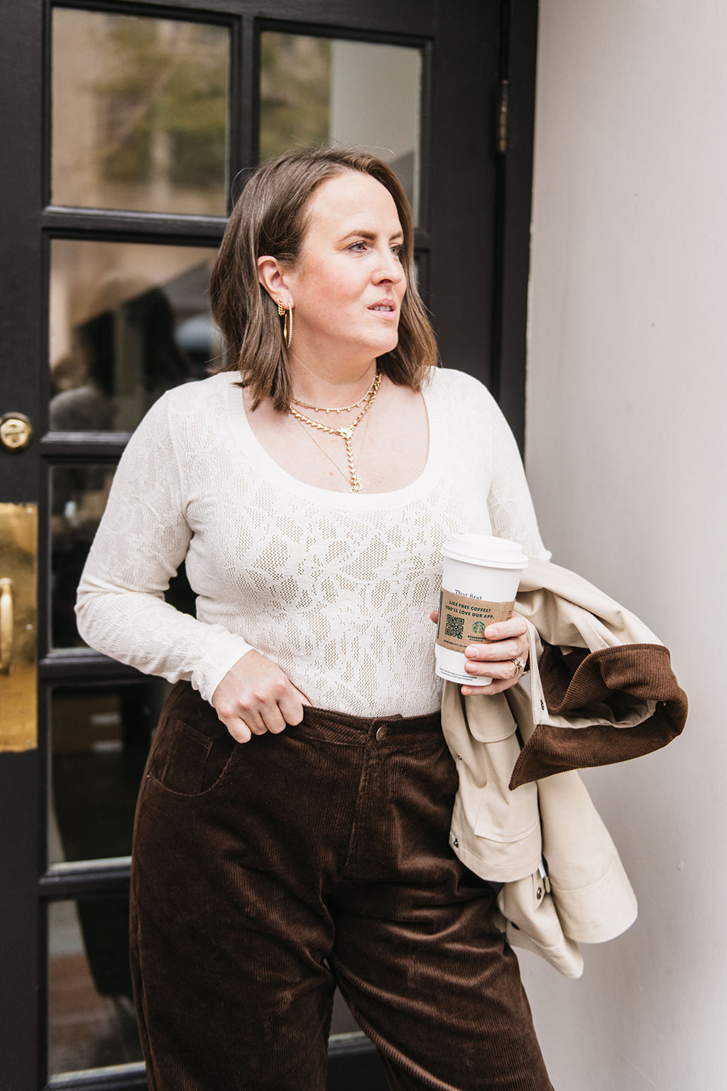 DAINTY MESH SWEATER