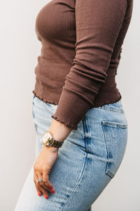 DETAILED LONG SLEEVE TOP