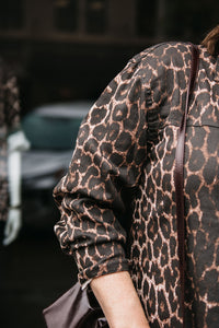 LEOPARD DENIM SHIRT