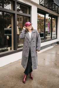 FAUX LEATHER DETAIL JACKET