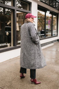 FAUX LEATHER DETAIL JACKET