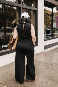 SOFT KNIT SLEEVELESS JUMPSUIT