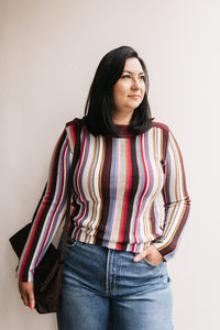 MIXED KNIT SWEATER