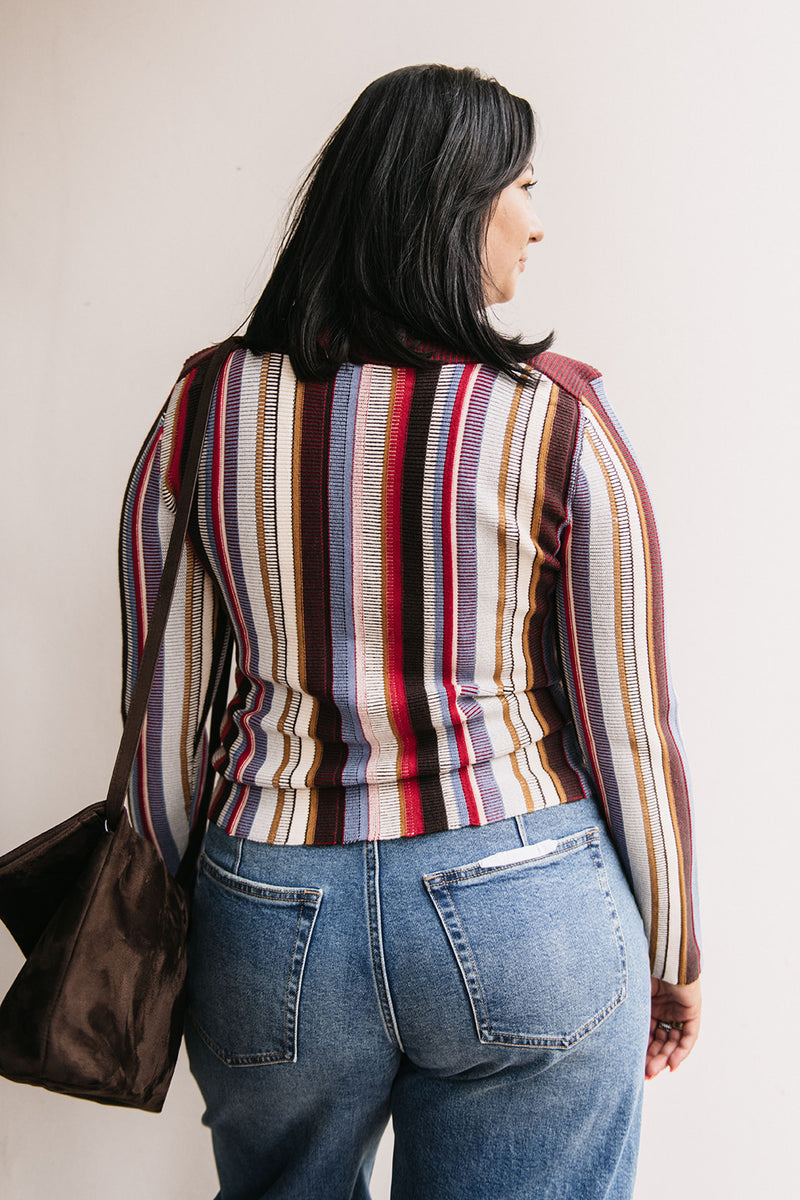 MIXED KNIT SWEATER