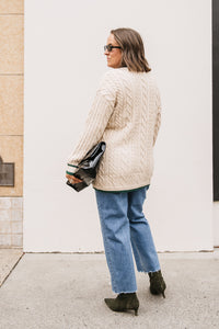 CONTRAST EDGE CARDIGAN