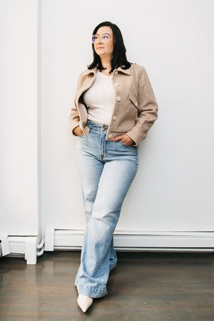 LANA DOUBLE BUTTON WIDE LEG