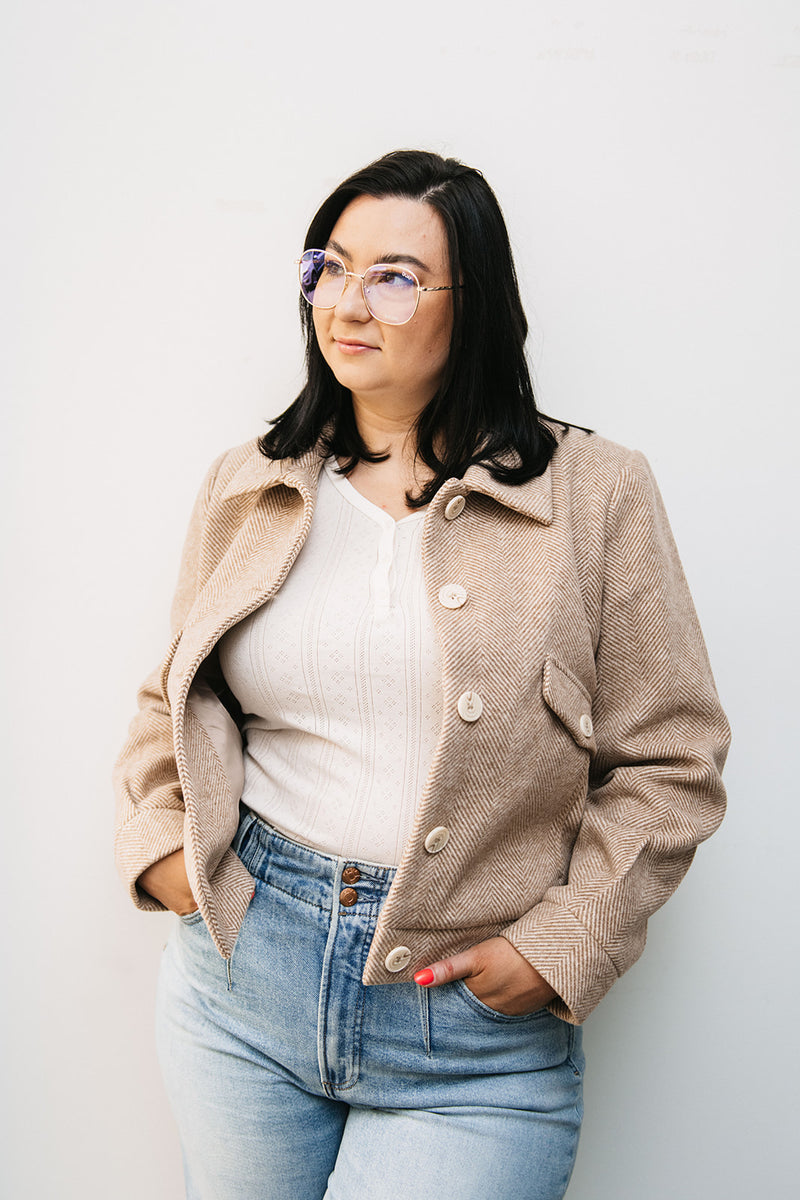 HERRINGBONE JACKET
