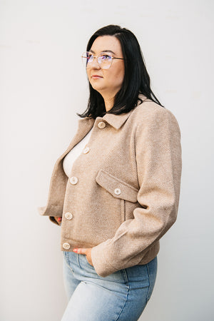 HERRINGBONE JACKET