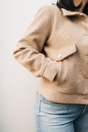 HERRINGBONE JACKET
