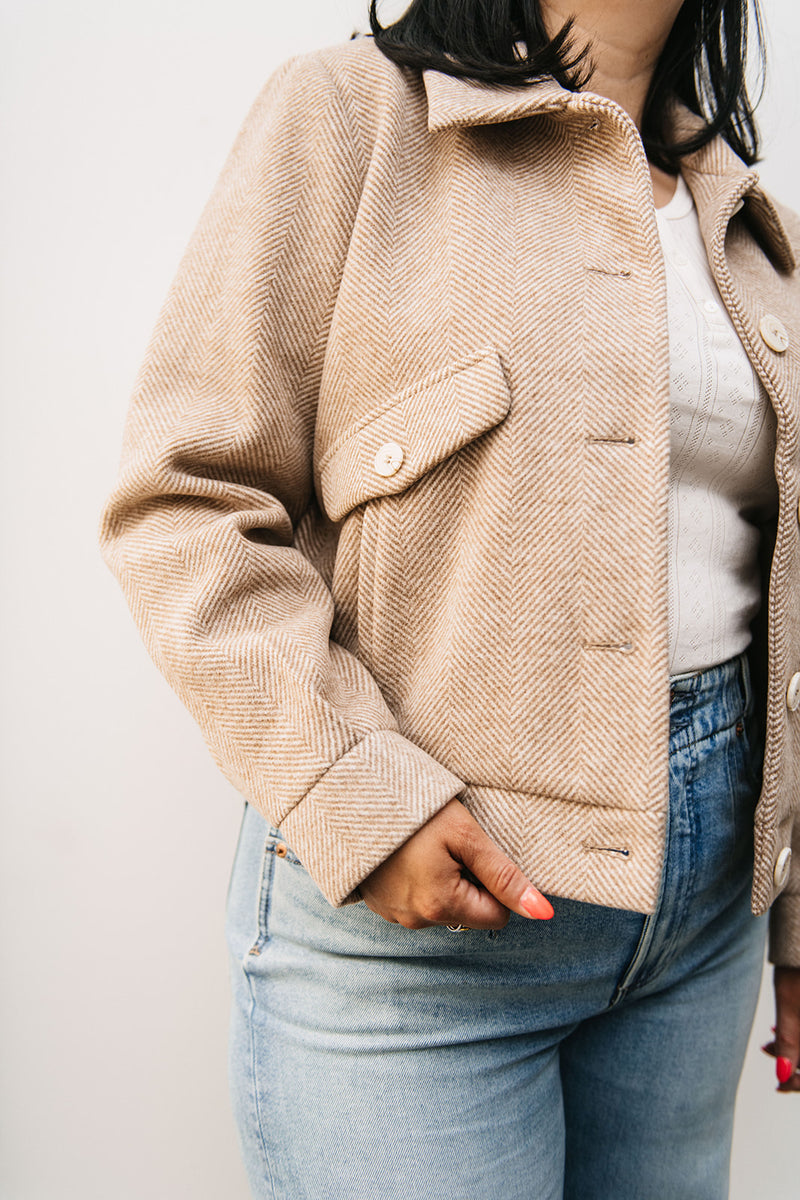 HERRINGBONE JACKET