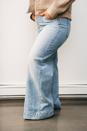LANA DOUBLE BUTTON WIDE LEG
