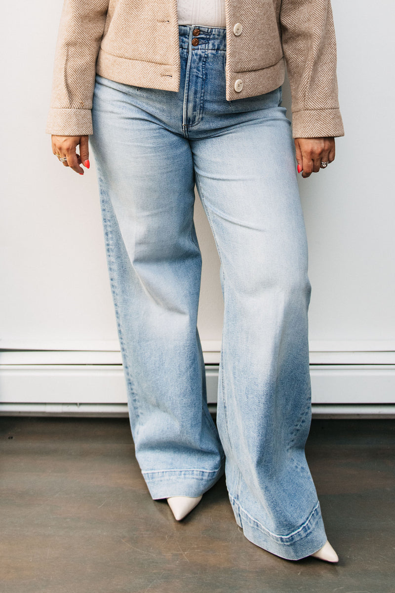 LANA DOUBLE BUTTON WIDE LEG